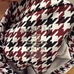 Bandier NWT  Women’s Brio 1/4 zip long sleeve Houndstooth Bodysuit Photo 4