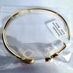 Real Simple Talia Pink Crystal Bracelet Gold Photo 2