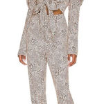 Lovers + Friends NWT Miranda Jumpsuit in Cheetah Size Small Photo 0