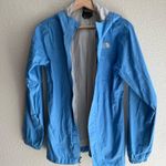 The North Face Blue Rain Jacket Photo 0