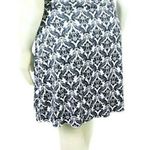 TRANQUILITY Small Black White Fit Flare Skirt Photo 2