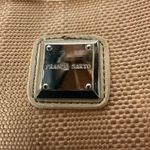 Franco Sarto  Beige Textured Hobo Shoulder Bag w/‎ Front Zip Pocket Metal Logo Photo 15