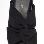 DONALD J PLINER Folley Black Crepe Elastic Sandals Size 8.5 Photo 0