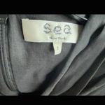 SEA NY NICOLA RAMIE TANK MIDI DRESS size 4 Black Photo 5