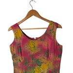 Jams World Vintage  Dress Womens‎ M Tropical Print Hawaiian Sleeveless Vacation Photo 1