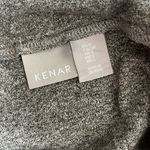 Kenar  Heather Gray Cotton Fit and Flare Midi Skirt Size S Photo 2