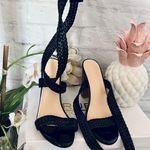 Boutique Braided Wrap Heels Photo 2