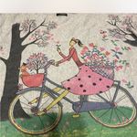 Whimsical Bicycle Graphic Tee Gray Size undefined Photo 1