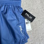 Women's NEW RLX Ralph Lauren Large Layered Rip Stop‎ Jersey Drawstring Short Blue Photo 1