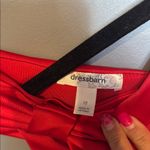 Dress Barn Red Asymmetrical Backless Midi Dress Photo 1