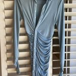 House Of CB  Blue “deana” Ruched Dress XS Photo 0