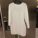 Reformation 💕💕 Dee Dress ~ Long Sleeve Mini Ivory Medium M NWT Photo 7