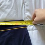 IZOD NWT Golf Skort Skirt Blue Yellow Pull On Stretch Womens Size Large Pockets Photo 5