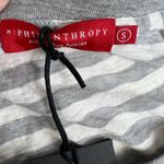 n:philanthropy Manhattan V Neck Tee Size S Heather Grey Stripe Shoulder Cut Out Photo 6