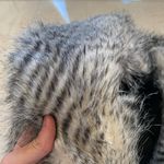 Jack by BB Dakota Jack Black/White Zebra Like Fur Vest Sz Small Photo 2