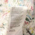 Anthropologie  Size Small Multi Color Thick Knit Gaia Mock Neck Sweater Photo 4