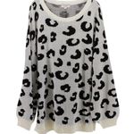 Andree by Unit NEW  Leopard Print Woolblend Comfy Oversized Sweater Size 1X Photo 0