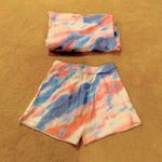 Tie dye shorts and sweater set Pink Size M Photo 3