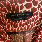 BCBGMAXAZRIA  Abstract Floral Print Twist Front Dress Photo 2