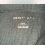 American Eagle Green Ribbed Crop Top • Spaghetti Strap Cropped Tank Photo 3