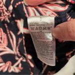 Banana Republic Cute  deep navy floral lightweight cotton breezy blouse Photo 4