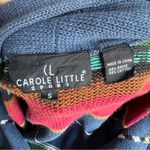 Vintage 90’s Carole Little Sport Southwestern Duster Cardigan Sweater Red Photo 8