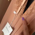 Chic Long Sleeve Peach Dress size large Formal Pink Photo 11