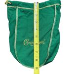 Crown Royal‎ Green Drawstring Bag Pouch Gold Trim Embroidered Logo Empty Cloth Photo 7