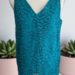 Lilly Pulitzer  Teal Patterned Dress Tank Top Size Small Photo 0
