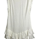 Derek Lam  10 Crosby Jay Ruffle Hem T-Shirt Dress in Soft White size M NWOT Photo 0