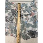 Artisan NY ‎ Shorts Womens 4 Tropical Linen High Waist Tie Waist Hawaiian Print Photo 7