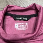 Carhartt Force Relaxed Fit Ling Sleeve Thumbhole Pullover Pink Size Small Photo 11