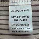 The Workshop Satin Pinstripe Oversized Button Up Shirt Mocha Medium Boyfriend Tan Photo 12