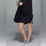 Lululemon City Skirt Luon Fabric Fitted Naval Blue , size 4 Photo 4