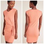 Anthropologie  Sundry Tied Tee Dress Women’s Size Small Knit Mini Relaxed Fit Fla Photo 1