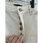 House of Harlow 1960 Cream White Straight Leg Split Hem Jeans Size 30 Photo 1