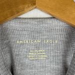 American Eagle  High Neck Waffle Knit Grey Bodysuit XS Photo 5