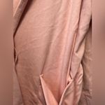 Wrap Style Bath Robe with Pockets Dusty Pink Midi Length (679) Size XL Photo 2
