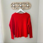 Urban Outfitters  Out From Under Jojo Oversized Waffle Knit Top Red Sz XS Photo 5