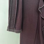 Ulla Johnson Analia Topstitched 100% Organic Wool Midi Dress Size Medium Ruffles Photo 3