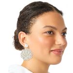 J.Crew  Beaded Shell Statement Earrings NEW Photo 0