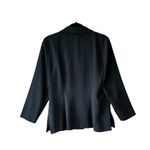 Vintage Leslie Faye Pants/Jacket set. Black Size 12P Photo 2