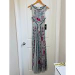 Johnny Was Biya Uli Mesh Embroidered Sleeveless Maxi Dress Photo 3