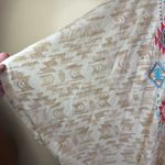 Panhandle Womens L/XL Aztec Southwestern Embroidered Half Sleeve Cardigan Photo 3