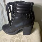 MIA  Annamarie Black Lace Up Ankle Boots Photo 3