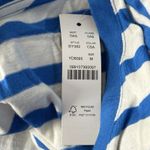 J.Crew Shirt Womens Medium Blue White Stripe T Shirt Tee Casual Preppy Nautical Photo 6