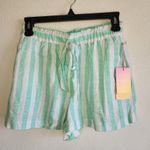 Stoney Clover Lane NWT  linen Stripe Shorts set Photo 7