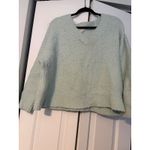 Maeve  by Anthropologie Textured‎ V Neck Long Sleeve Cozy Pullover Sweater Top Photo 2