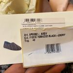 Fendi  Tobacco Fabric and Lamb Leather Black Ebony Loafer size 40 Photo 5