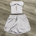 Women 2pc Sweatsuit Set Size L Photo 6